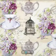 "New" 4 Paper Napkins for Decoupage/Scrapbooking/Craft- Isabelle