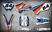 Full Custom Graphic Kit FORCE STYLE decals Fits KTM 85 SX- 2006 - 2012 models