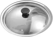 STOBAZA Stainless Steel Universal Lid Pot Lid Mini Pan Lid Bowl Covers Saucepan Cover Spice Pot Lid for Skillets Frying Pans 18cm