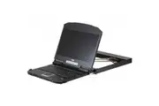 Aten Rackmount Dual Rail LCD Console VGAHDMIDVI USB w 18.5 inch LCD Display 1x Custom KVM Cable Included 1920x1080 60hz Display LED Illumination L