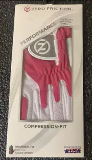 Zero Friction Pink Ladies Left Golf Glove-NEW in unopened package