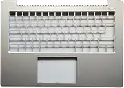 New Compatible for Lenovo IdeaPad 330S-14 330S-14IKB 330S-14AST Palmrest Upper/Laptop Bottom Base Case Cover Silver (Color : C Shell)