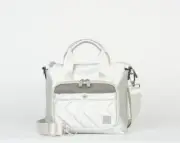 IHKWIP Mini Tote Encore Edition with Colorblock and CB Strap, Silver/Stone Gry