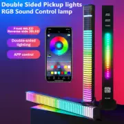Smart RGB Sound Control Lights 3D Double Sided Pickup LED Lights Rhythm Ambient