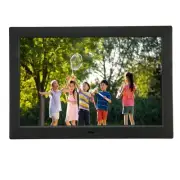 Digital Photo Frame 10.1in HD IPS Screen 1080P Video Music Calender Auto O ZOK