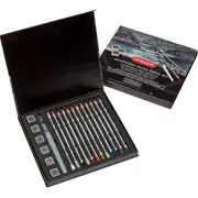 Derwent Graphitint Professional Colour Pencils Paint Pan Mixed Media Set