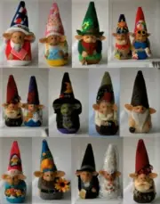 Cloth Art Doll Pattern "A Gnome for All Seasons" By Shelley Hawkey