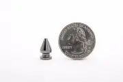 100 of the Black 13mm (1/2 inch) Tree Spikes StudsAndSpikes. Leathercraft