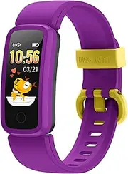 BIGGERFIVE Fitness Tracker Watch for Kids Girls Boys Teens, Activity Tracker, Pedometer, Heart Rate Sleep Monitor, IP68 Waterproof Calorie Step Counter Watch with Alarm Clock, Great Kids Gift