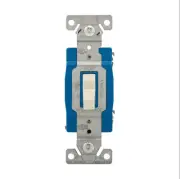 Cooper Lt Almond 3-Way Toggle Light Switch 15A Construction Grade B&S WD1203LA
