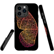 For iPhone 14 Pro Max Case Tough Protective Cover, Rose Golwing