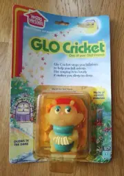ULTRA RARE NEW 1980's Glow Worm Glo Friends Cricket Playskool w/ Bag & Card NoS