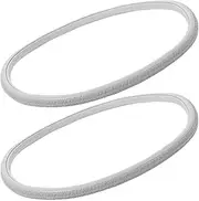 2 Pack Pu Wheelchair Tires 24 Inch Elastic Easy Install Lightweight for Indoor/outdoor Use