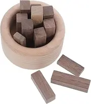 1 Set Natural Wood Essential Oil Diffuser Elegant Diffuser for Home Office Yoga Meditation Rooms Durable Woodpile Design for Relaxation and Decoration