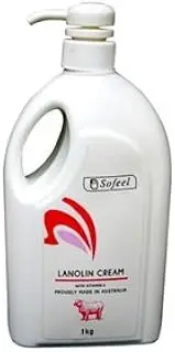 SOFEEL LANOLIN CREAM WITH VITAMIN E, 1 KG BOTTLE, EACH