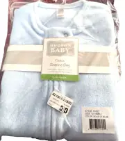 Hudson Baby Fleece Sleeping Bag 12 - 18 months new in bag light blue