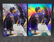 2022 Bowman Platinum Jeremy Pena White Ice Parallel Rookie Card#98 Astros Lot