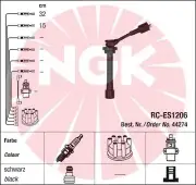 IGNITION CABLE KIT FITS: SUZUKI SWIFT II SALOON 1.6 I /1.6 I 4WD .SUZUKI SWIF