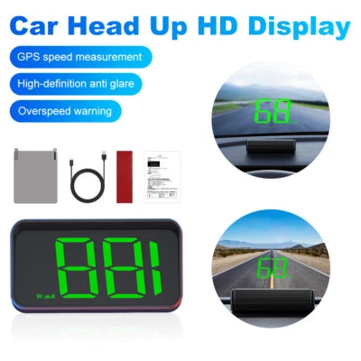 HUD GPS Head Up Display Speedometer Odometer Car Digital Speed Universal