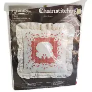 Janlynn Chainstitching Charmin Pillow Kit Chrysanthemum Flower Ann Benson #35-15