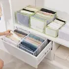 6/7/9 Grids Mesh Storage Box Closet Wardrobe Drawer Divider Clothes Organizer ♧