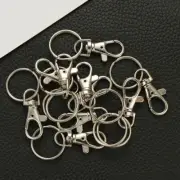 12 Pcs Lobster Keychain Keyring Hook Clasps for Keychains Claw Clips