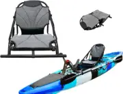 Canoe Kayak Cushion Aluminium Chair Seat Foldable Boat Chair with Back Support