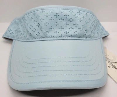 NWT--WALTER LADY HAGEN PERFORATED OSFA LIGHT BLUE GOLF VISOR
