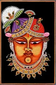 Shrinathji Krishna Art Handmade Srinathji Hindu Spiritual Sreenathji Painting