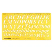 Alphabet Lettering Template Upper and Lower Case Drafting Tools English Alphabet Stencils