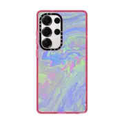 Galaxy S25 Ultra Impact Magnetic Case holographic unicorn galaxy. gasoline iridescence