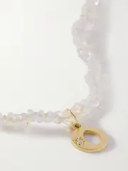 [Andrea Fohrman] Andrea Fohrman - 14-karat Gold, Opal And Diamond Necklace - One size One size Gold
