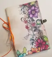 Junk Journal Booklet "WILD FLORALS" Vibrant Flowers Cards, Pockets, Ephemera
