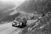 Serge Delserre Marcel Aureglia Simca 1300 1967 Rally Car Old Photo 2