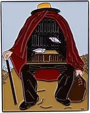 [Pinstant] The Therapist 1937 Rene Magritte Surrealist Oil Painting Art 1.5" Enamel Pin Badge, 1.5 Inches tall, Enamel, metal