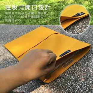 【Rolling-ave.】RA Canvas bag 磁吸帆布平板電腦保護袋12.9吋(for iPad Pro 12.9吋 / Macbook Air 13.3吋 / MacBook Pro 13吋 相容)