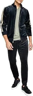 [CufflinksInc] Mens Velour Sweatshirt Track Jacket