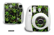 Custom Skin Sticker Wrap Decal For Fujifilm Instax Mini 8 Instant Camera WEEDS