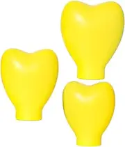 VICASKY Makeup Brush Cap Covers Set of 3 Brush Silicone Covers for Safe Storage Cleaning
