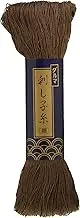 Dharma 01-2110 Sashiko Thread, Fine Line, 566.9 ft (170 m), Col.4 Dark Brown