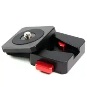 V Mount Battery Adapter Tripod Mount with Quick Release Plate for Video Camera
