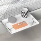 Bedside Shelf, Modern Clamp-On Floating Nightstand and Bedroom Bed Shelf Tray, C