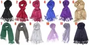 Minerva Plain Womens Mens Unisex Scarf- Ship From NEW YORK