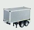 TOUCANRC 20ft Container 1/14 Semi Trailer Tractor Truck Chassis DIY for Tamiya