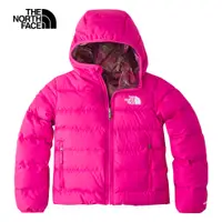 在飛比找蝦皮商城優惠-The North Face北面兒童粉色防潑水舒適保暖兩面穿