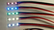 Mini HO scale(Lot of 5) 1" mini 3 LED color variety strips The only one like it