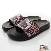 在飛比找樂天市場購物網優惠-卡通-Hello Kitty女鞋休閒拖鞋-821470黑(女