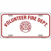 Volunteer Fire Department Metal Sign
