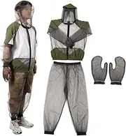Yardwe High Density Net Yarn Suit Clothing for Hunting Camping Camouflage Large