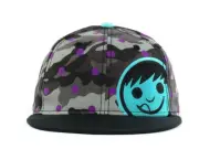 Neff Multi Color Camo Blue Corp Adjustable Snapback Cap Hat Lid one size